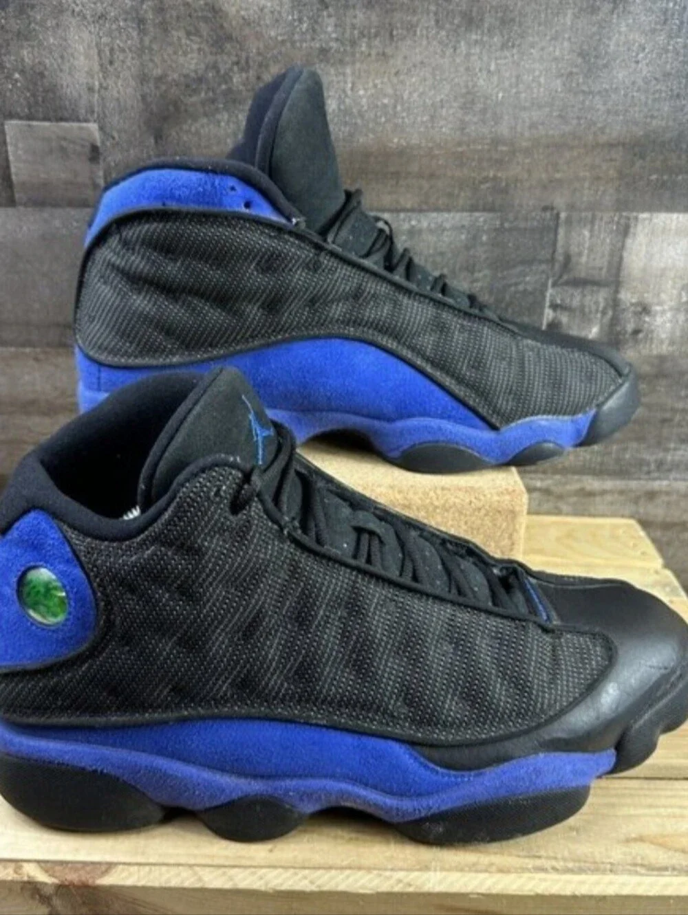 Jordan 13 Black & Royal Blue Men's Sneakers